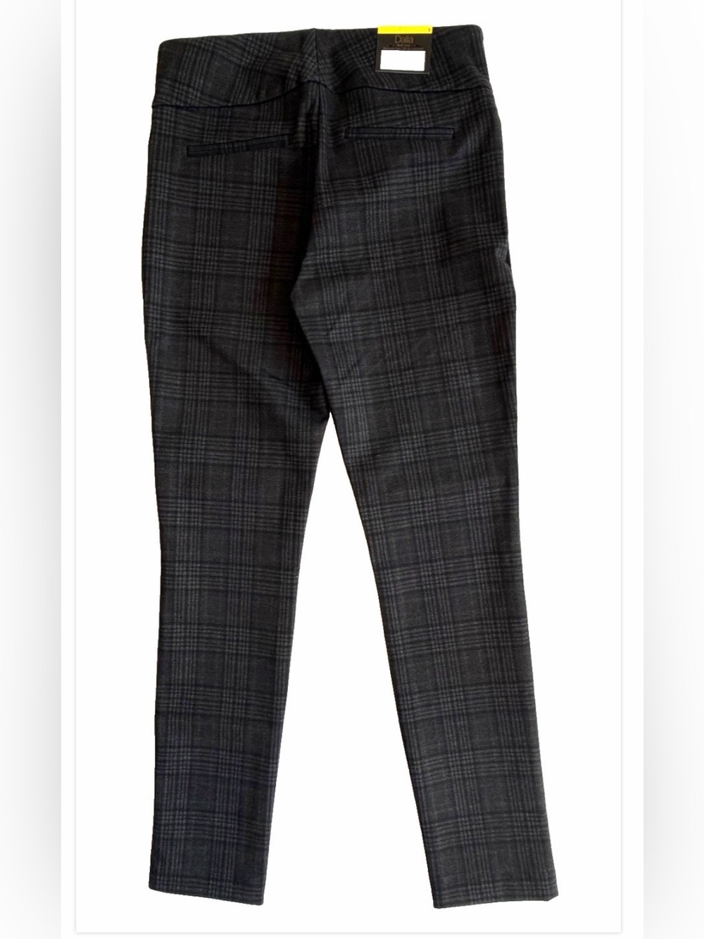 NWT Woman’s Dalia Size Small Plaid Pull On Tummy Control Pants - Picture 2 of 6